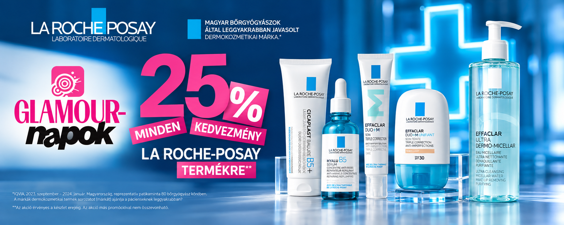 Glamour napok 25% Lrp minden 2026.10.15.-10.18-ig