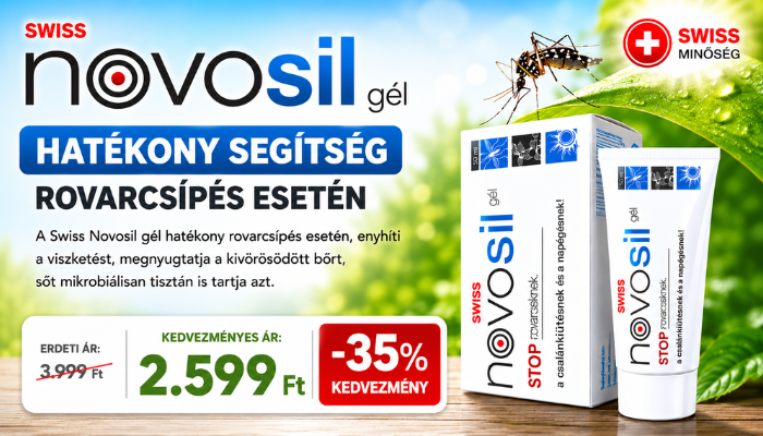 Novosil g�l SWISS 50ml 35% kedvezm�ny j�nius