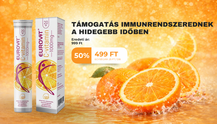 Eurovit C vitamin 1000 mg pezsg�tabletta