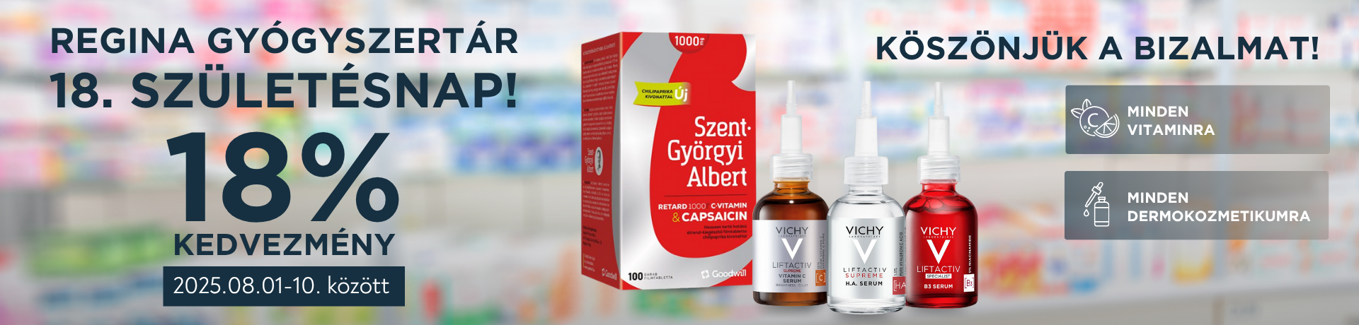 Regina gygyszertr szlinapi akci