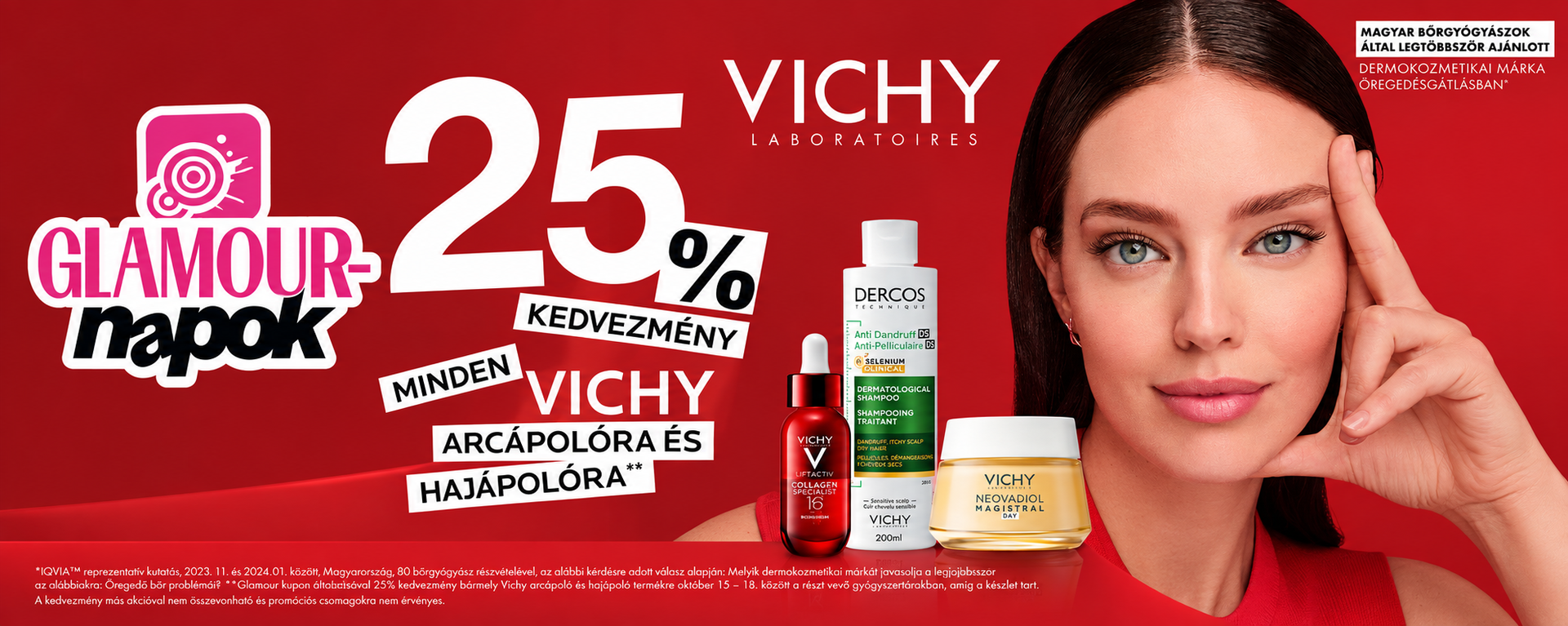 Vichy 25% minden 2026.10.15-10.18