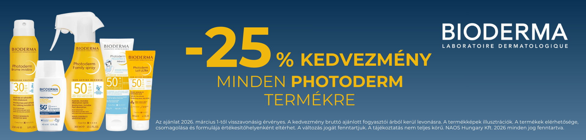 Bioderma photoderm (napoz�) 2026.03.01 25%