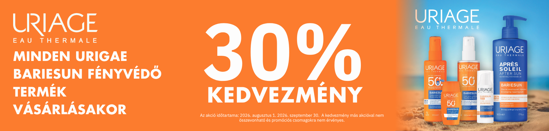 URIAGE 30% fényvédő URIAGE 30% fényvédő