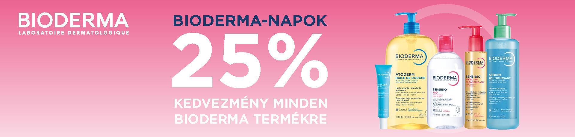 Bioderma napok 25% - 2026.06.01-2026.06.14-ig