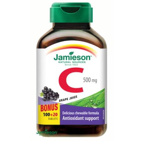 Jamieson C vitamin  500 mg tabletta áfonya ízű 100x