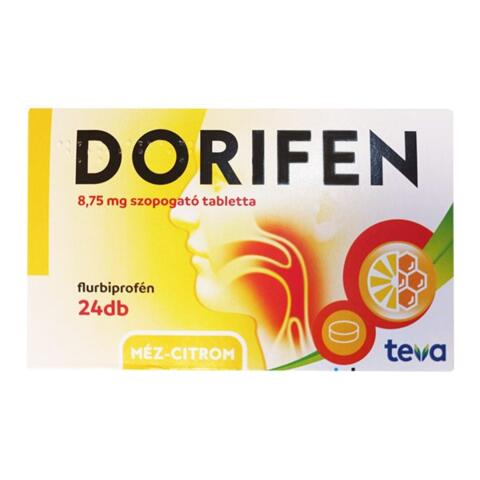Dorifen 8,75 mg szopogató tabletta 24x