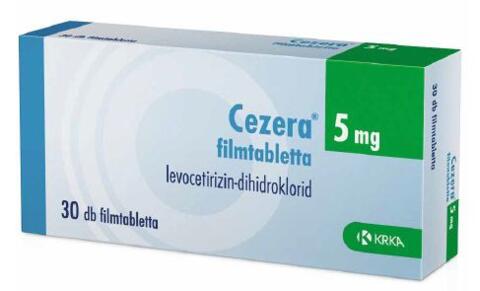 Cezera 5 mg filmtabletta 30x