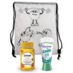 Gym Bag +Sensodyne+Centrum Junior gumivitamin 6-12 60x