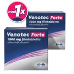Venotec forte 1000 mg filmtabletta 90x buborkcsomagolsban