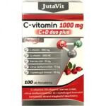 JutaVit C-vitamin 1000mg C+D DUO Plus ret.ftbl. 100x