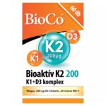 BioCo Bioakt�v K2 200mg+K1+D3 komplex tabletta 60x