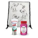 Gym Bag +Sensodyne+Centrum Kids gumivitamin 0-6 v 60x
